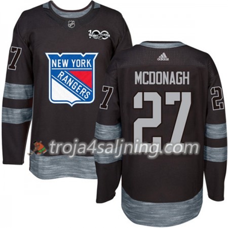 New York Rangers tröja Ryan McDonagh 27 1917-2017 100th Anniversary Adidas Svart Authentic - NHL Tröjor Herr New York Rangers tröja Ryan McDonagh 27 1917-2017 100th Anniversary Adidas Svart Authentic - NHL Tröjor Herr